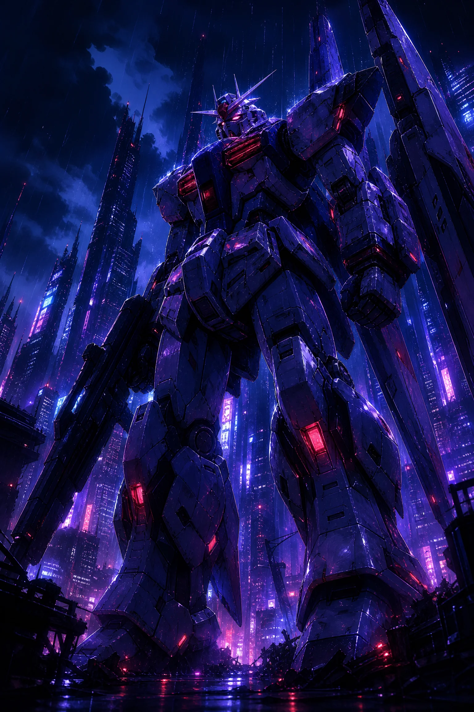 机甲黄昏动漫海报